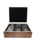 Coffret whisky en bois avec carafe
