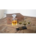 Coffret whisky en bois avec carafe