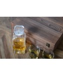Coffret whisky en bois avec carafe