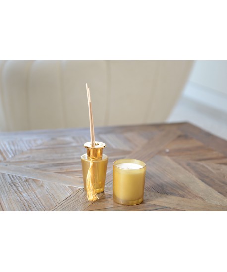 Diffuseur doré parfum vanille 100ml