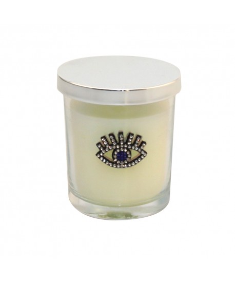 Silver eye candle patchouli scent