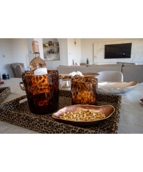 Seau à champagne safari 15x15x18cm