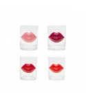 Kiss water glasses - set of 4