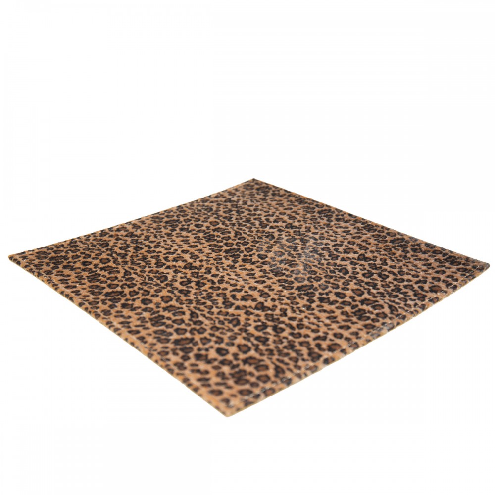 Dessous d'assiette léopard 30x30x0.5cm