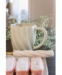 Ecru cloud mugs - set of 4