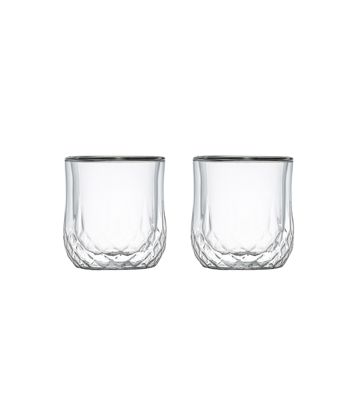 Verres double paroi whisky - lot de 2