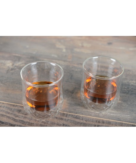 Verres double paroi whisky - lot de 2