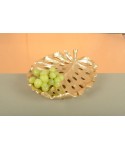 Gold leaf fruit bowl 31x25x5cm