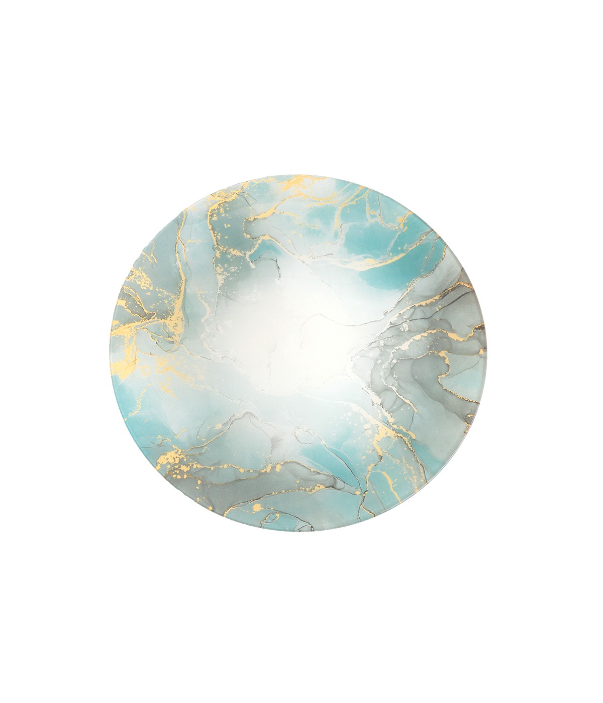 Plat à tarte 30cm océan dore