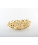 Gold leaf fruit bowl 31x25x5cm