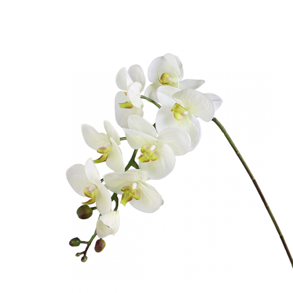 White orchid decorative flower h100cm