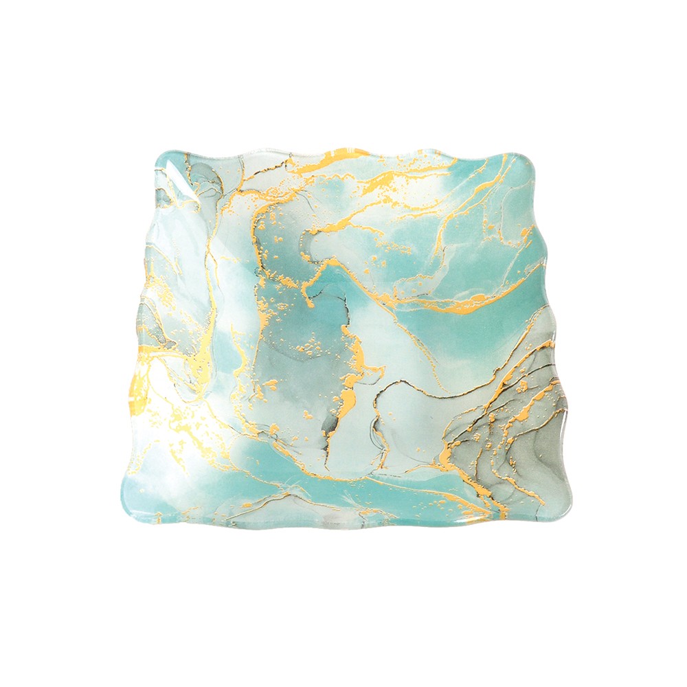 Ocean gold deep square bowls 15cm - set of 6