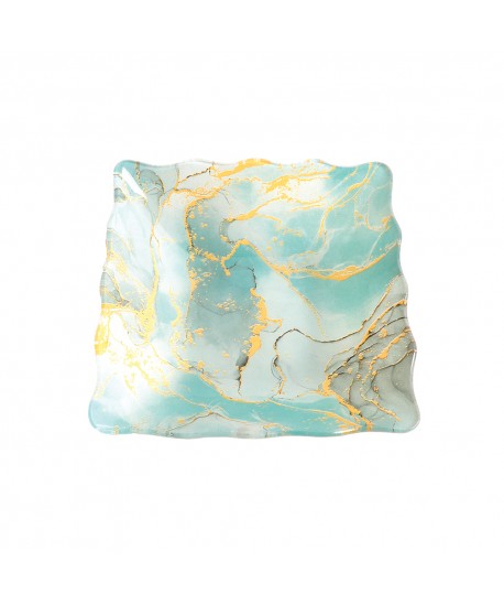 Ocean gold deep square bowls 15cm - set of 6