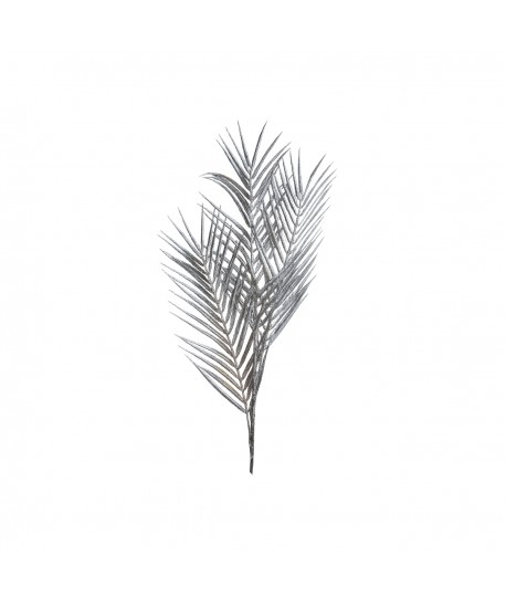 Silver palm decorative flower h90cm
