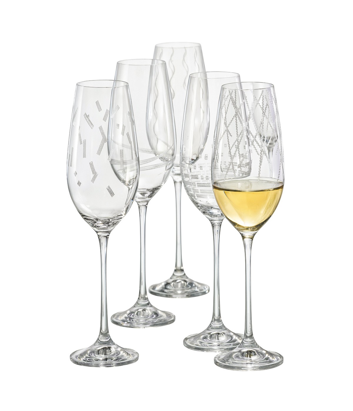 Set de 6 flutes à champagne tempo