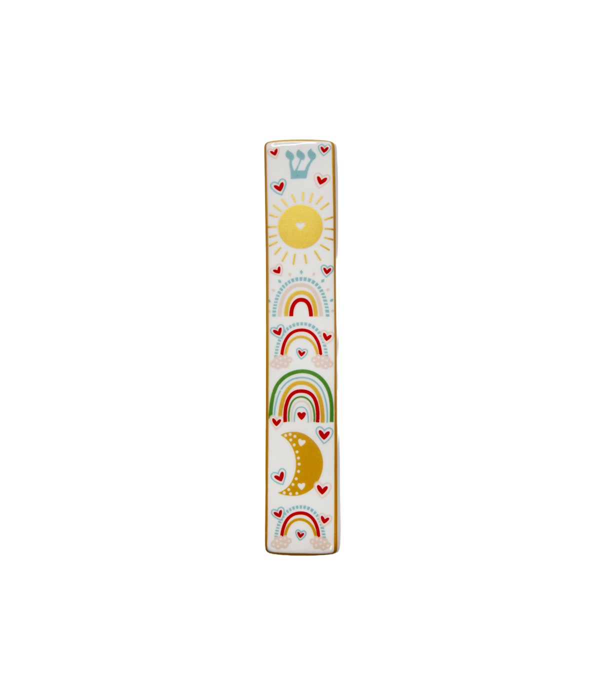 Ceramic Mezuzah Rainbow 20cm