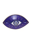 Oeil décoratif bleu foncé 20x12x13.5cm