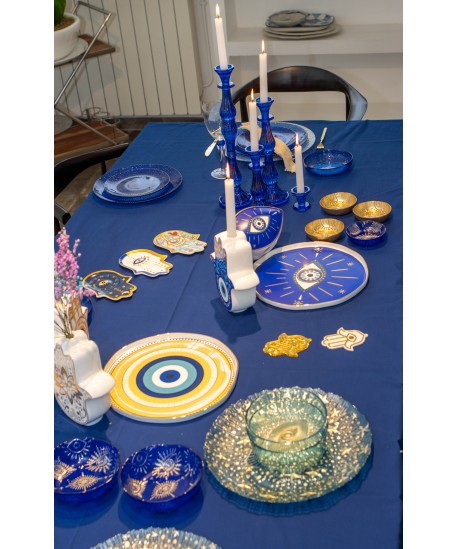 Midnight blue hand dish 16.7x10.5x1.5cm