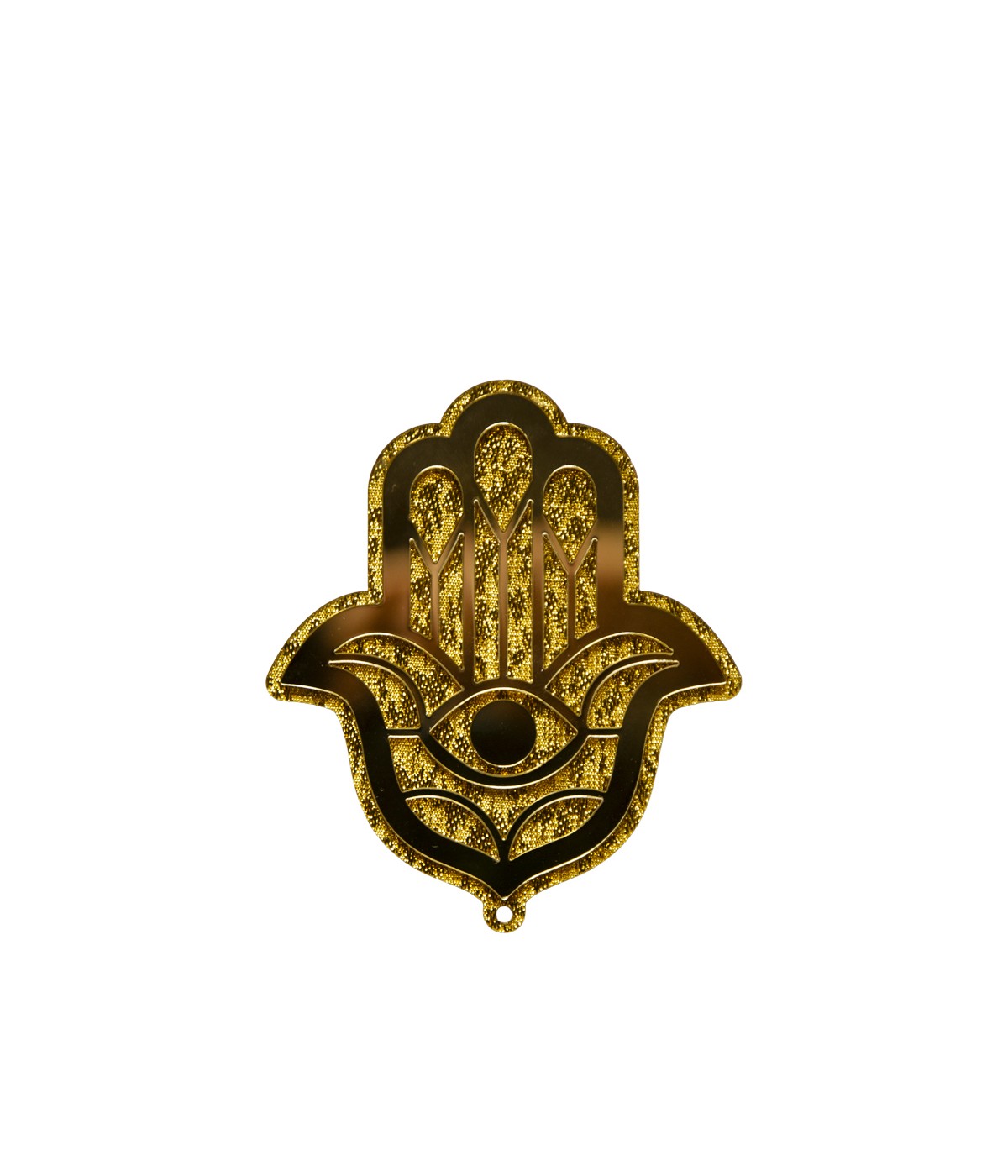 Main décorative dorée 9.7x11.3x0.5cm