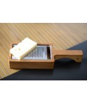Cheese grater with acacia handle