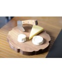 Plateau à fromage avec hache en acacia