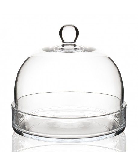 Cloche en verre h25 d30cm