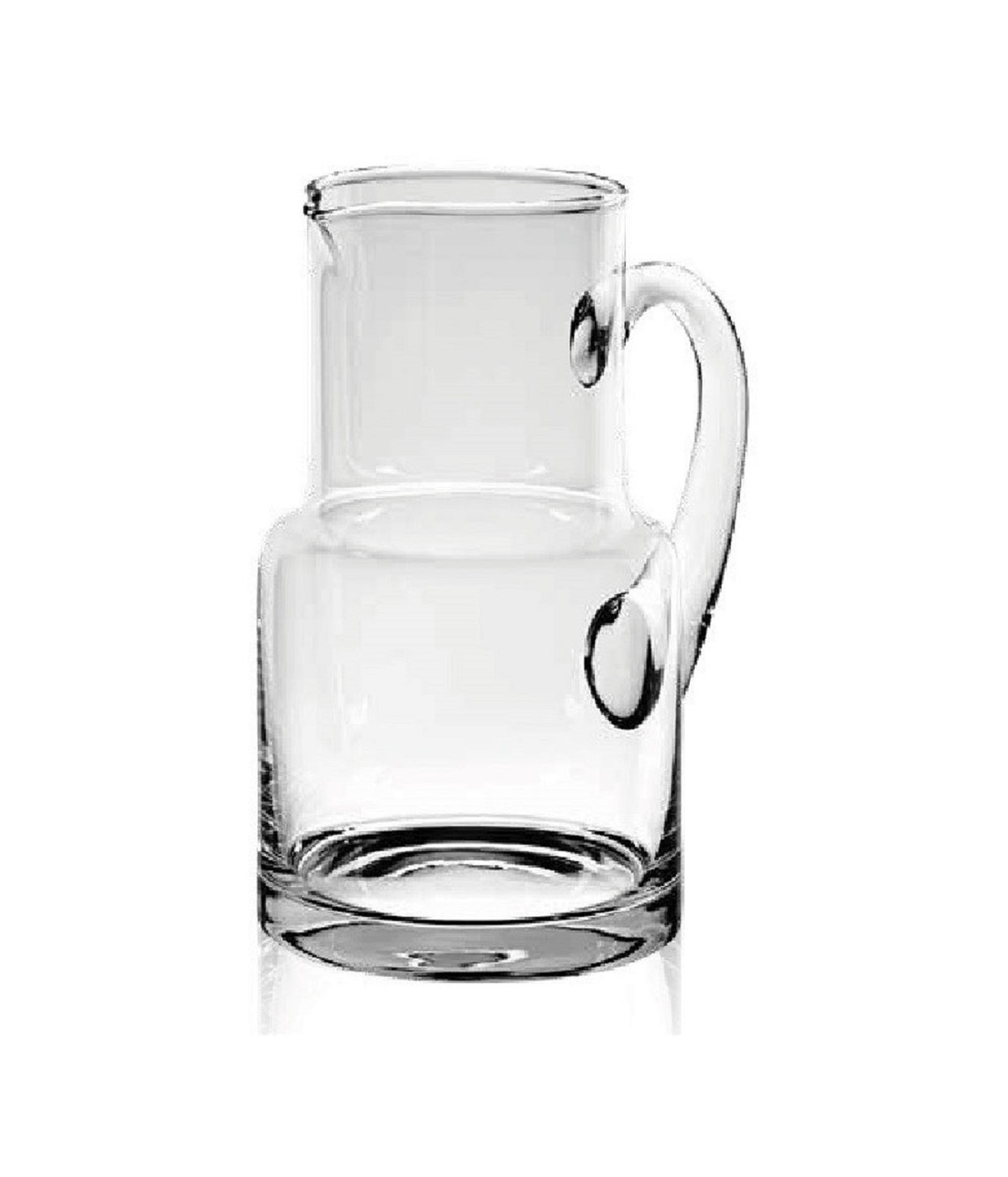 Glass pitcher 1.2L h21cm