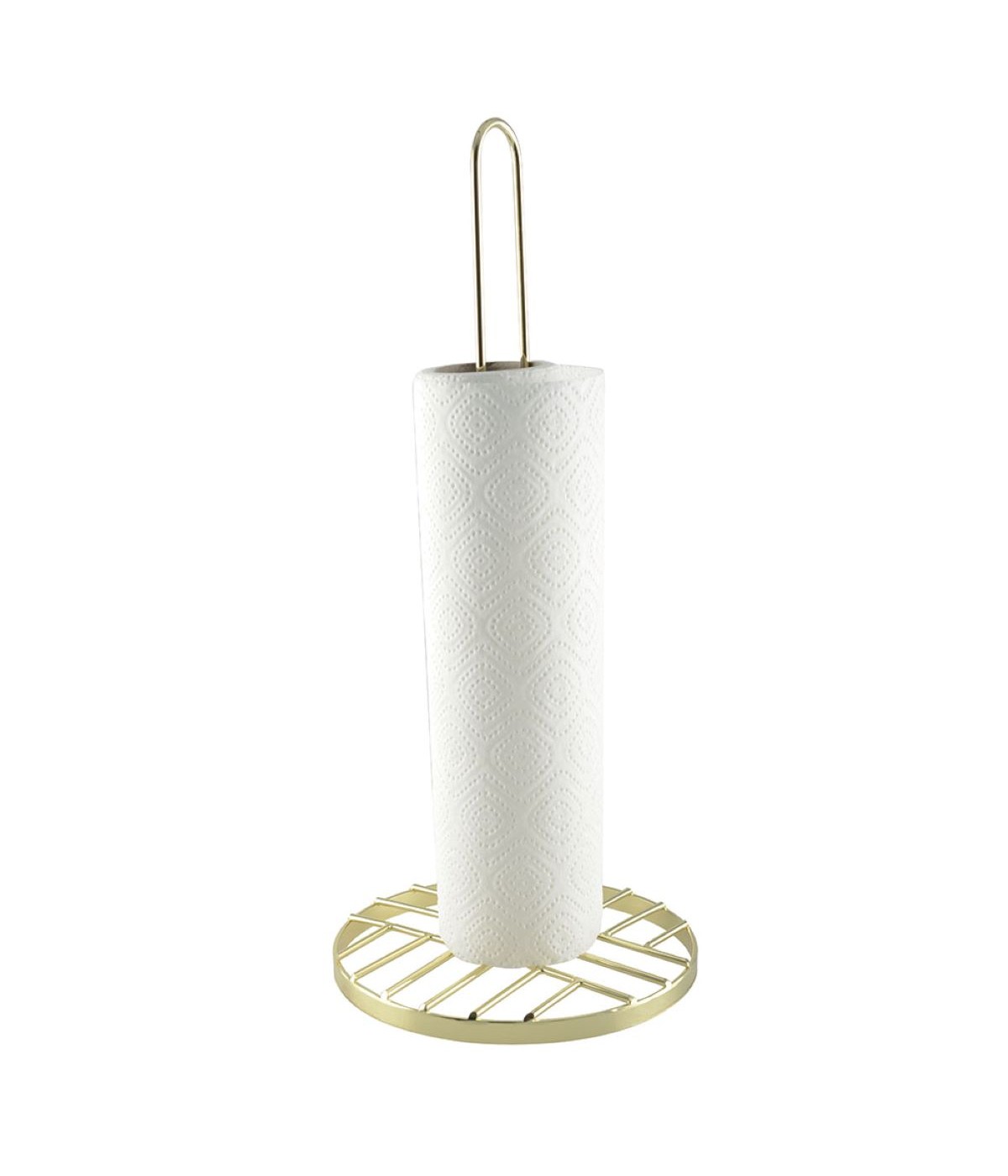 Gold paper towel holder