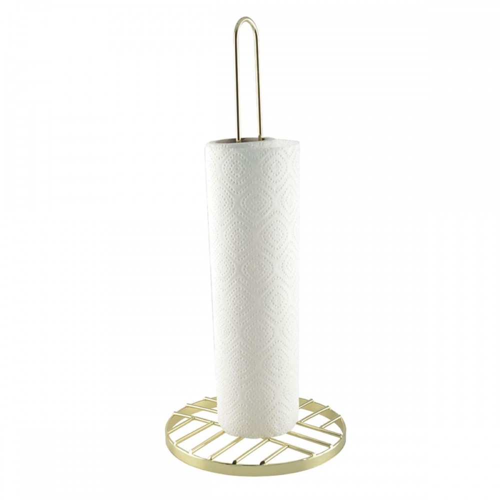 Gold paper towel holder