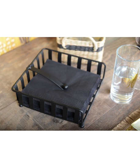 Porte-serviettes noir