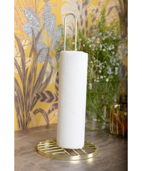 Gold paper towel holder