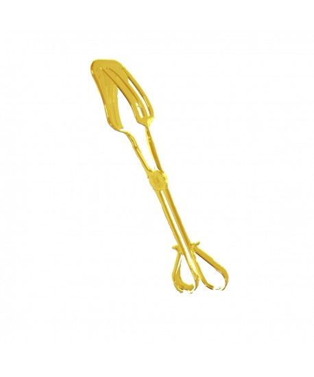Pince à gâteaux doré 27cm