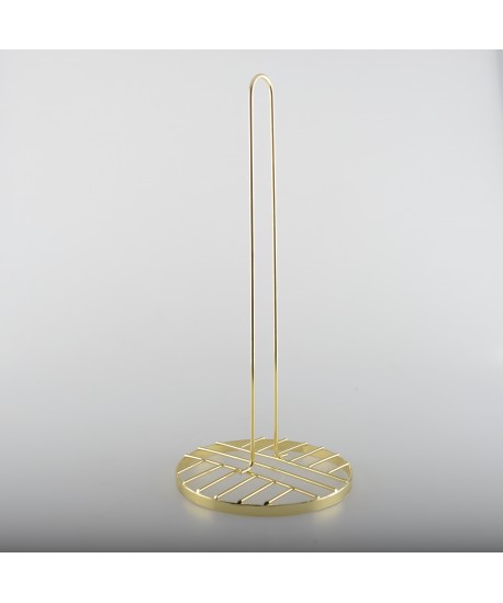 Gold paper towel holder