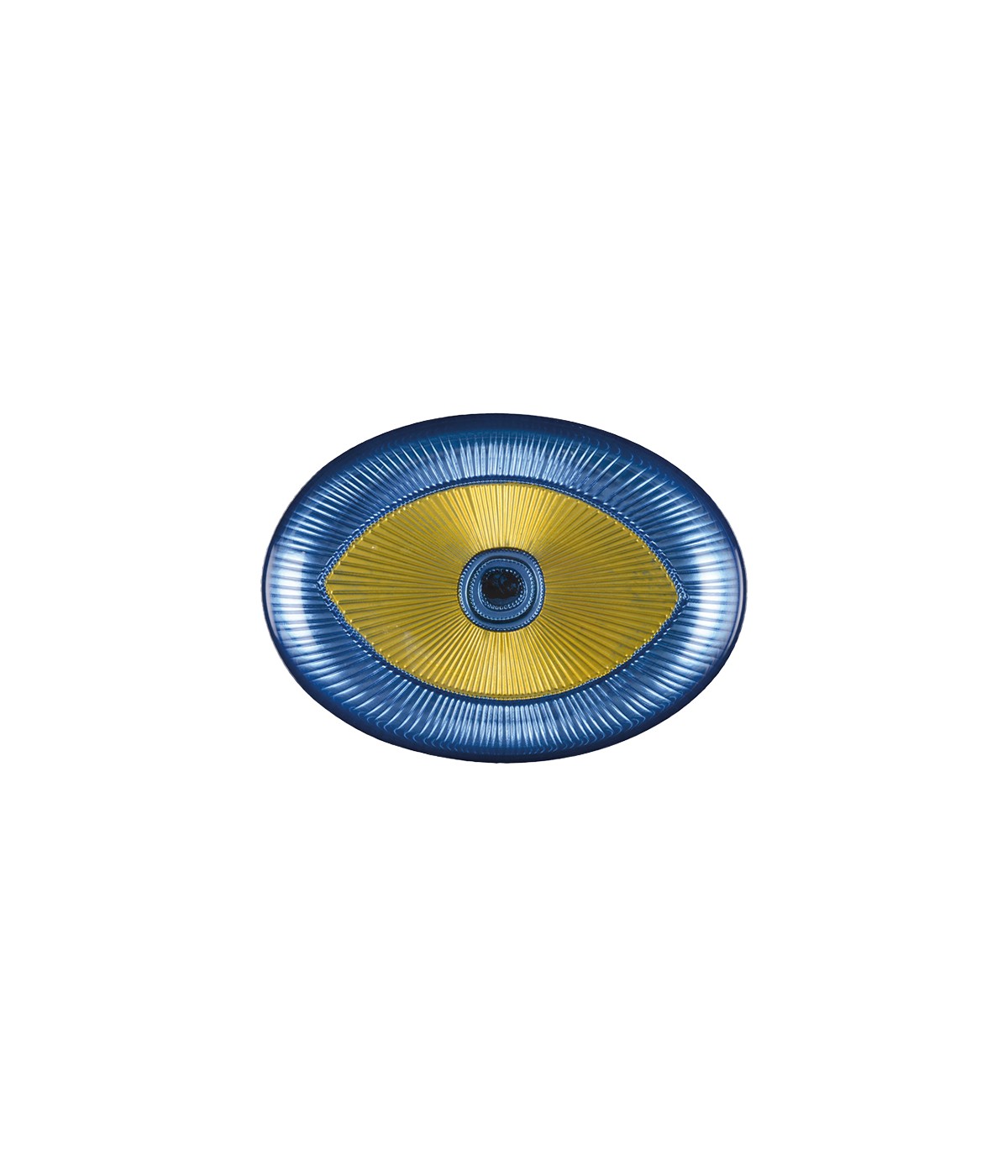 Coupelle ovale œil clair