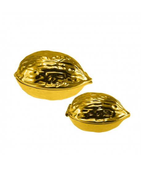 Casse-noix doré grand modèle 12x9x7.3cm