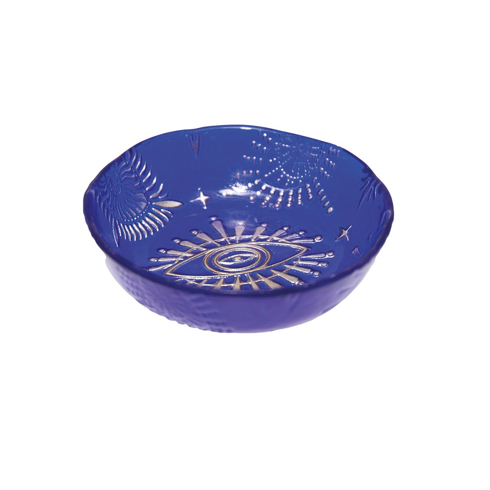 Night blue eye cup 10x10x2cm