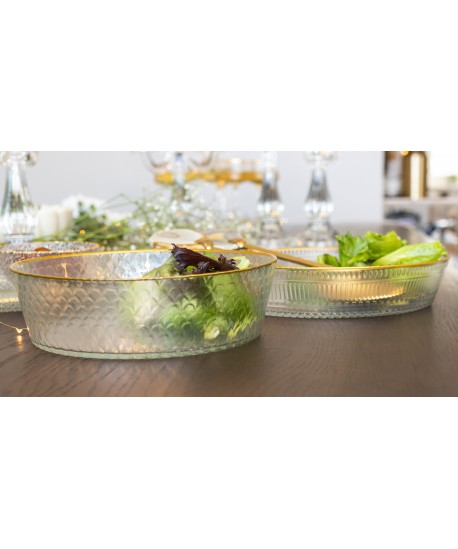 Goldline salad bowl 30x30x5cm