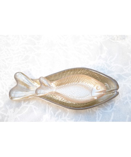 Small gold fish bowl 16x8x2.5cm