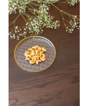 Goldline bubble dessert plate 16x16x2cm
