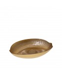 Coupelle ovale oeil doré 15x21x4.5cm