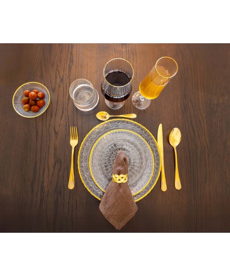 Goldline dish 13x13x3.5cm