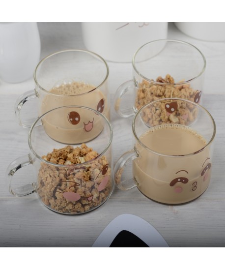 Mugs décors 500ml - lot de 4