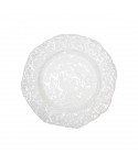 Assiette de service transparente 33cm