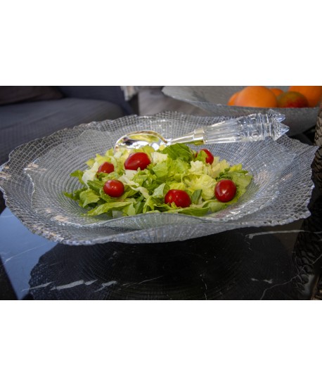 Clear wave bowl 36cm