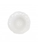 Soup plate white flower 24.5cm