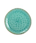 Assiette plate verte