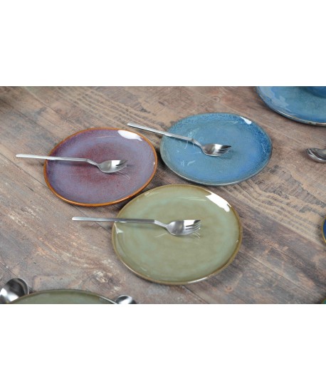 Kaki dessert plate 20.5cm