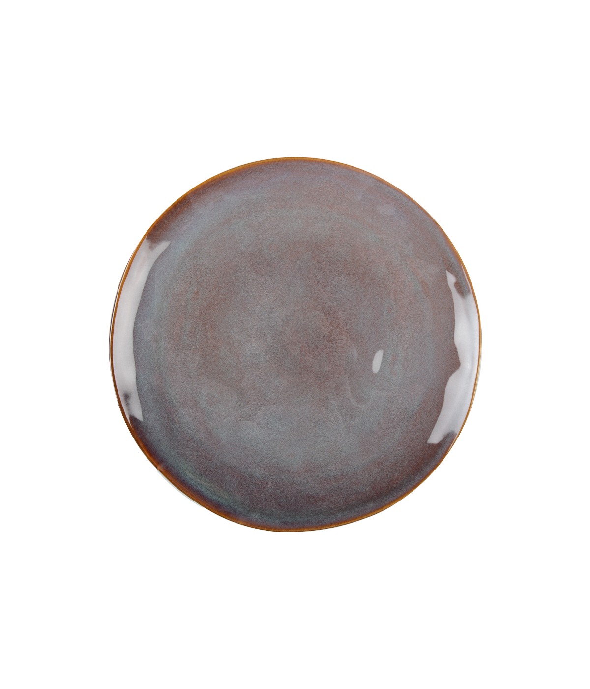 Assiette plate bordeaux