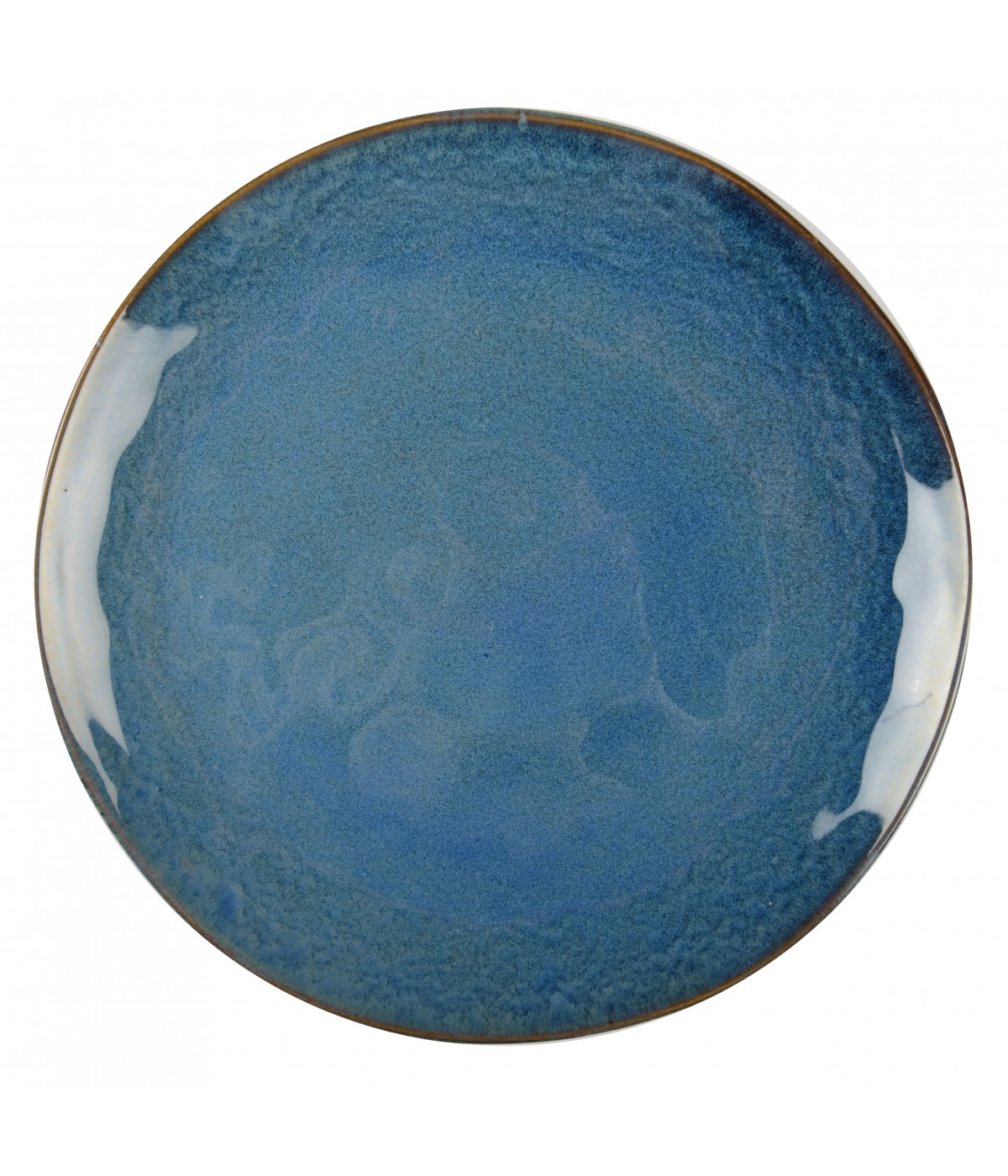Blue dinner plate