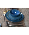 Blue dinner plate